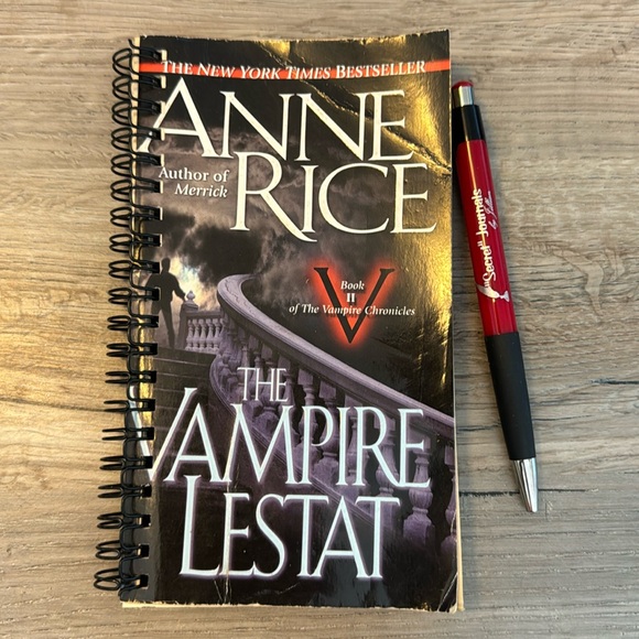 Hand Crafted Other - Secret Journal “The Vampire Lestat” 📚 Handmade journal from an old book